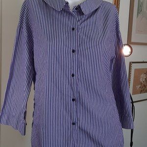 Zara‎ trafalgar pin stripe cotton shirt